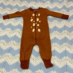 Like New Hanna Anderson Deer Onesie size 3-6 months